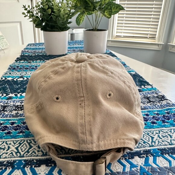 Classic Harvard Baseball Dad Hat - One Size Fits All - Tan with Maroon letters - Picture 5 of 6